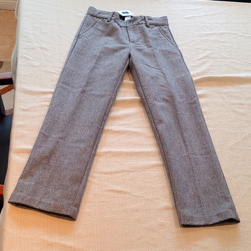 Boys Houndstooth Grey size 8 dress pants